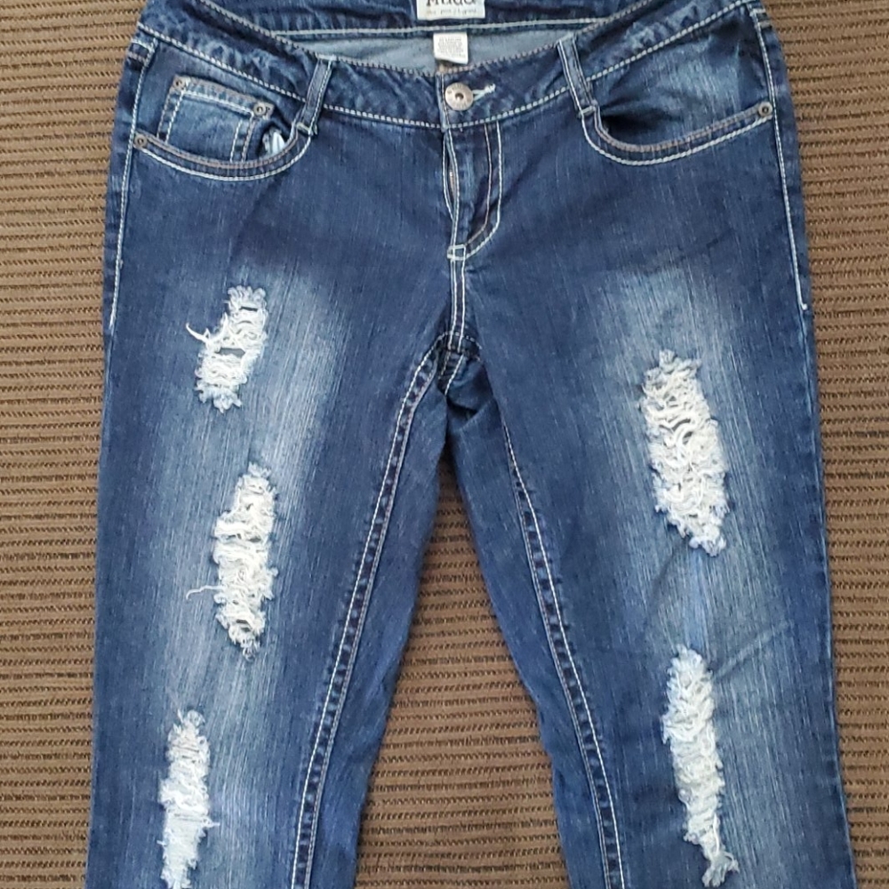 Mudd Distressed Skinny Jeans